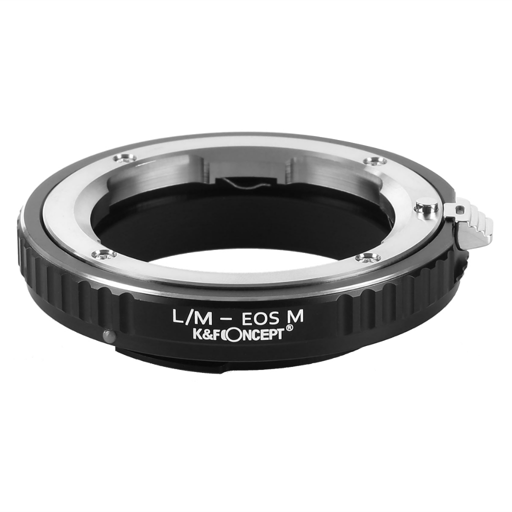 K&amp;f อะแดปเตอร์เมาท์เลนส์กล้อง สําหรับ Leica M Mount Lens to Canon EOS M Camera M1 M2 M10