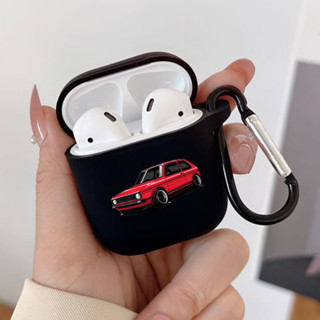 เคสหูฟังบลูทูธ ซิลิโคน ลายรถสปอร์ต สีแดง สําหรับ Airpods 3 Pro Airpods 1 2