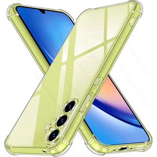 ถุงลมนิรภัยกันกระแทกใส TPU ซิลิโคนอ่อนสำหรับ Samsung Galaxy A7 2018 A9 A6 A8 J8 J6 J4 Plus 2018 J7 Pro Core J2 Prime