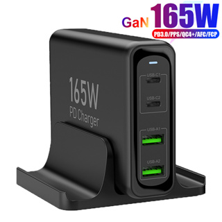 Ugoodbuy อะแดปเตอร์ชาร์จ USB C 4 พอร์ต 165W PD 100W PPS 65W 45W QC4.0 สําหรับ iPhone แล็ปท็อป