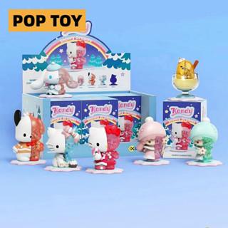 ตุ๊กตาฟิกเกอร์ Sanrio Snowy Dreams Series Mighty Jaxx Blind box น่ารัก สําหรับเก็บสะสม ให้เพื่อน