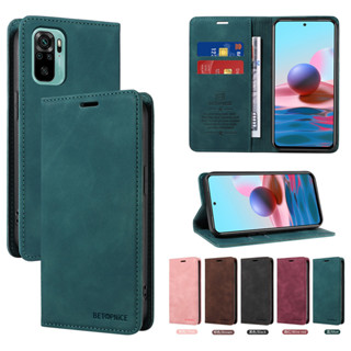 เคสโทรศัพท์มือถือหนัง ฝาพับแม่เหล็ก พร้อมช่องใส่บัตร สําหรับ Xiaomi Redmi 9A 9C 9T 10A Note 9 10 Pro Max 9s 10s