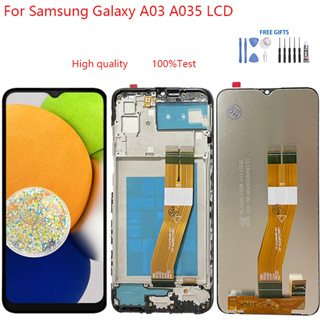 อะไหล่หน้าจอสัมผัส LCD แบบเปลี่ยน สําหรับ Samsung Galaxy A03 A035