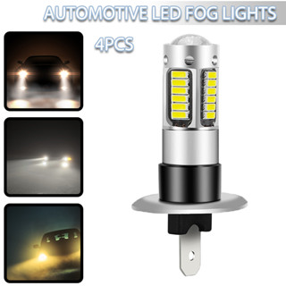 ชุดหลอดไฟตัดหมอก H1 LED DRL 200W 6500K สีขาว 4 ชิ้น