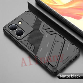 เคส Vivo Y36 5G Case Shockproof พลาสติกแบบแข็ง Armor Kickstand Phone Casing VivoY36 5G Back Cover