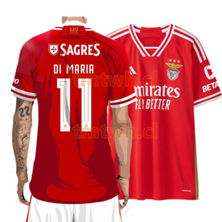 เสื้อเชิ้ต ลายทีมชาติฟุตบอล Benfica สีแดง สําหรับผู้ชาย 2023