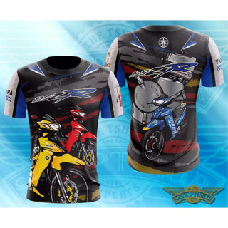 เสื้อยืด ลาย Yamaha 125zr (Baju Motor Sublimation) 125zr 3D ขนาด XS-3XL