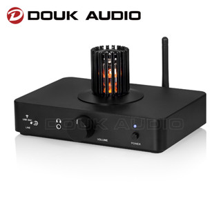 Douk เครื่องขยายเสียง HiFi บลูทูธ USB DAC อะนาล็อก 25W+25W สําหรับบ้าน