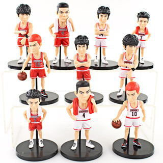 โมเดลฟิกเกอร์ Pvc รูปปั้นอนิเมะ Slam Dunk Sakuragi Hanamichi ขนาด 9 ซม. 10 ชิ้น ต่อชุด