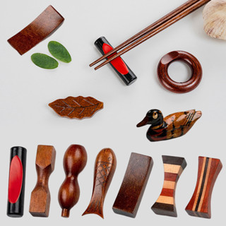 ที่วางตะเกียบไม้ สไตล์ญี่ปุ่นวินเทจ อุปกรณ์ครัวที่บ้าน