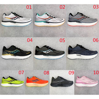 【10 สี】saucony TRIUMPH 19 รองเท้ากีฬา รองเท้าวิ่ง ดูดซับแรงกระแทก สําหรับผู้ชาย ผู้หญิง