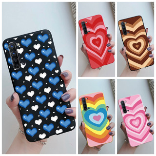 เคสโทรศัพท์ซิลิโคน TPU แบบนิ่ม ลายหัวใจ สําหรับ OPPO Reno3 5G K7 5G Find X2 Lite