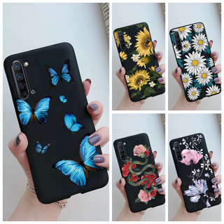 เคสโทรศัพท์ซิลิโคน TPU แบบนิ่ม ลายผีเสื้อ และดอกไม้ สําหรับ OPPO Reno3 5G K7 5G Find X2 Lite