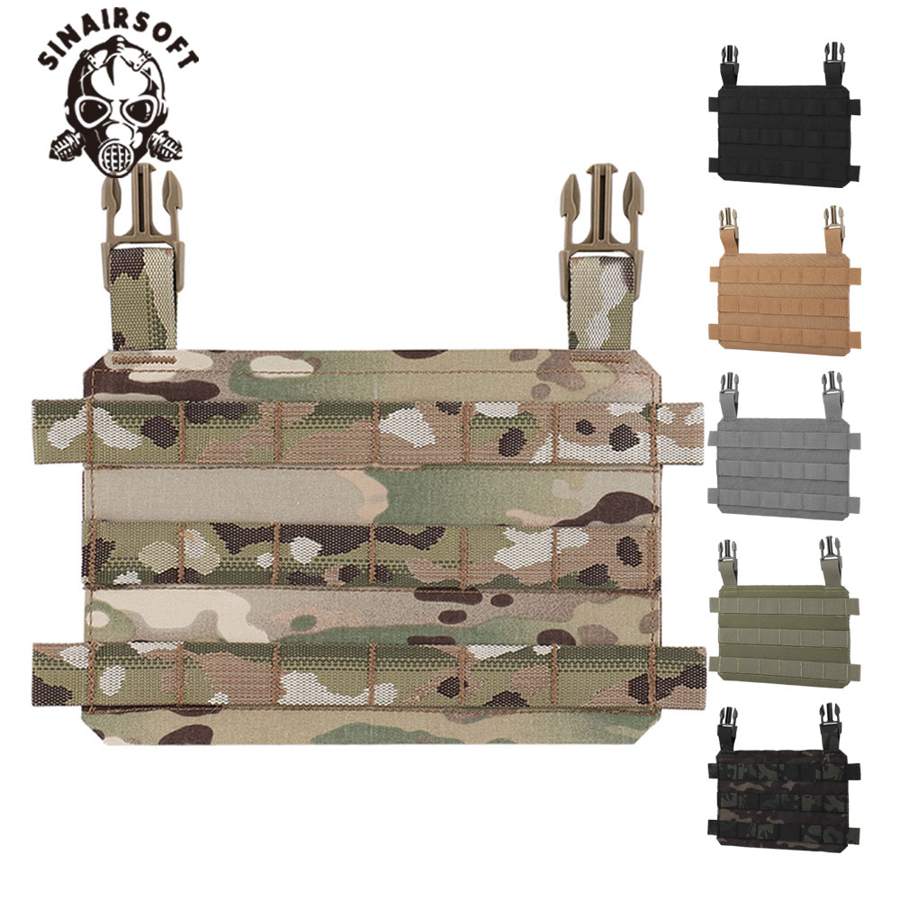 Sinairsoft ยุทธวิธีกลางแจ้ง Snap-in MOLLE แผงด้านหน้า Adaptation THORAX ข้อมูลจําเพาะ เสื้อกั๊กยุทธวิธีอุปกรณ์เสริม