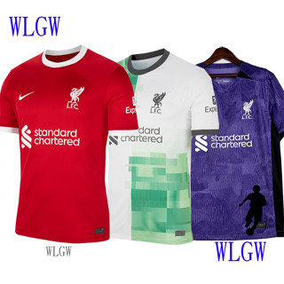 เสื้อกีฬาแขนสั้น ลายทีมชาติฟุตบอล Liverpool 2021-2022 ชุดเยือน สําหรับผู้ชาย