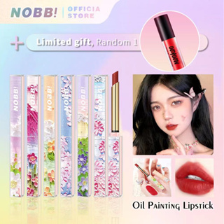 Nobb ลิปทินท์ ลิปสติก ลิปบาล์ม เนื้อกํามะหยี่ ให้ความชุ่มชื้น ติดทนนาน 6 สี