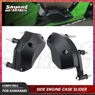 ฝาครอบเครื่องยนต์รถจักรยานยนต์ ด้านซ้าย และขวา สําหรับ KAWASAKI NINJA ZX10R ZX 10R 2011-2018 ZX-10R