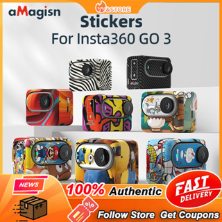 【พร้อมส่ง】aMagisn-Insta Go 3 สติกเกอร์ฟิล์ม กันน้ํา กันรอยขีดข่วน ลอกออกได้ สําหรับติดกล้อง GO 3