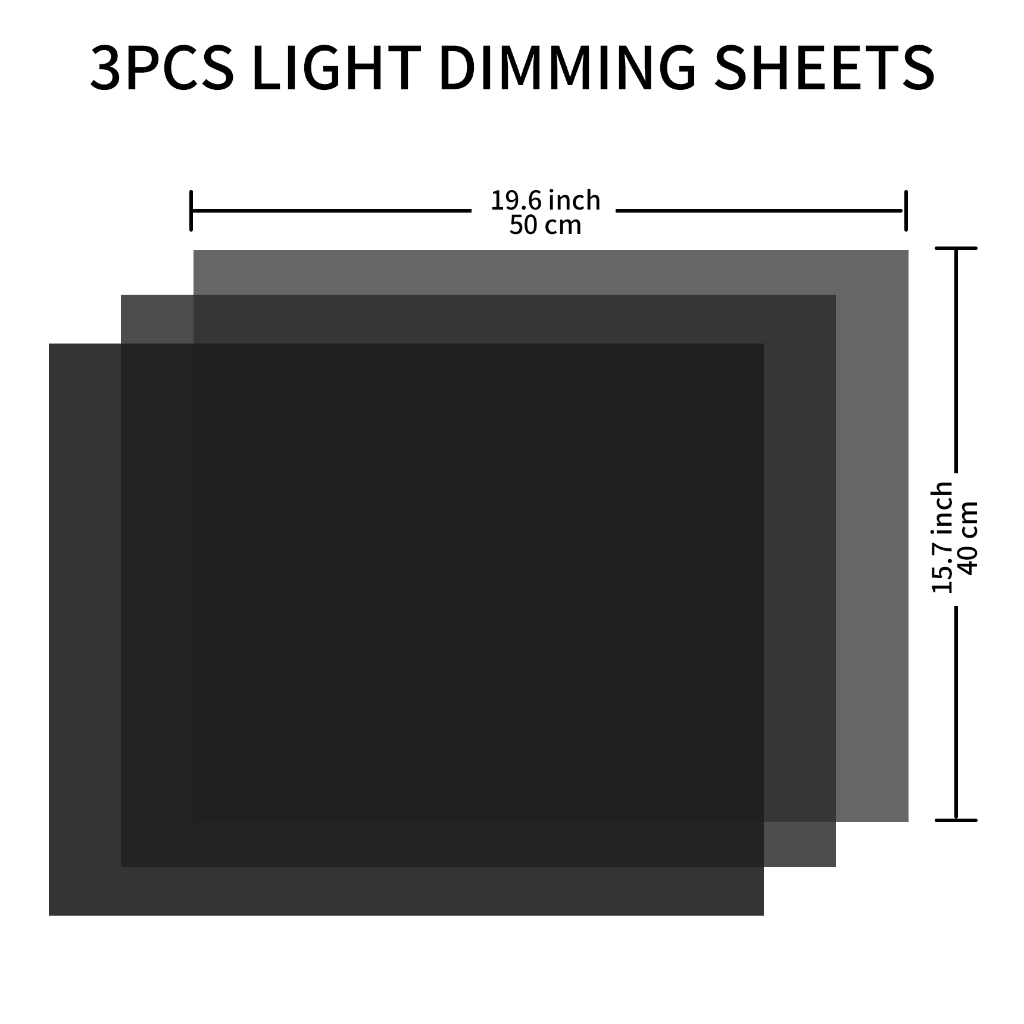Selens แผ่นเจลกรองแสง ND3 ND6 ND9 สําหรับถ่ายภาพสตูดิโอ วิดีโอ ไฟฉาย ไฟ Led