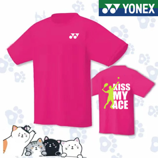 Yonex ใหม่ เสื้อยืดกีฬาแบดมินตัน วอลเลย์บอล ระบายอากาศ แห้งเร็ว สําหรับคู่รัก 2023