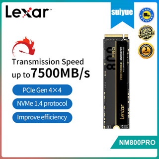 Lexar ฮาร์ดดิสก์ภายใน SSD NM800PRO M.2 2280 PCIe 4.0x4 สําหรับแล็ปท็อป คอมพิวเตอร์ ps5 NVMe