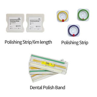 6 เมตร / ม้วน แถบขัด เรซิน ฟันเจียร ขัดฟัน Polishing Strips