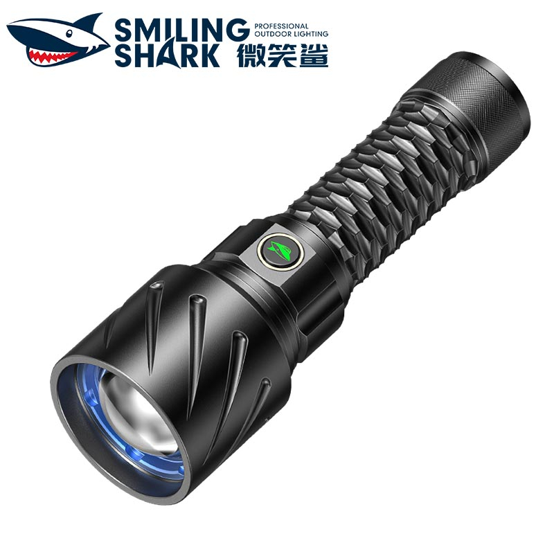 Smilingshark SD7012 ไฟฉาย LED M80 10000lumens สว่างมาก ซูมได้ 3 โหมด Type-C กันน้ํา ชาร์จซ้ําได้ สํา