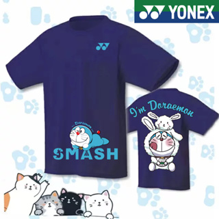 Yonex ใหม่ เสื้อยืดแบดมินตัน เสื้อปิงปอง แขนสั้น ระบายอากาศ แห้งเร็ว สําหรับผู้ชาย และผู้หญิง ใส่เล่นกีฬาแบดมินตัน