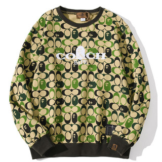 Bape เด็กเสื้อกันหนาว คอกลม ลายพราง ฉลาม สไตล์ใหม่ สําหรับเด็กผู้ชาย ผู้หญิง