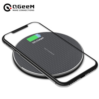 Qgeem Qi ที่ชาร์จไร้สาย 10W ชาร์จเร็ว ชาร์จ USB สําหรับโทรศัพท์ Android