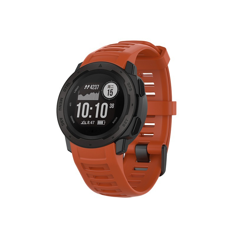 สายนาฬิกาข้อมือซิลิโคน ป้องกันฝุ่น สําหรับ Garmin Instinct 2 Instinct Tactical Instinct Tide Instinct Esports