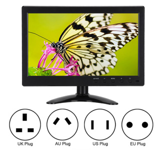 Macospice หน้าจอมอนิเตอร์ LCD HD 1080P 10.1 นิ้ว พร้อมอินพุต HDMI VGA BNC AV (100‐240V)