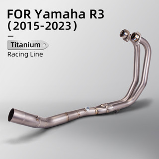 ท่อไอเสียไทเทเนียม 51 มม. สําหรับ Yamaha YZF R25 R3 MT03 2015-2023