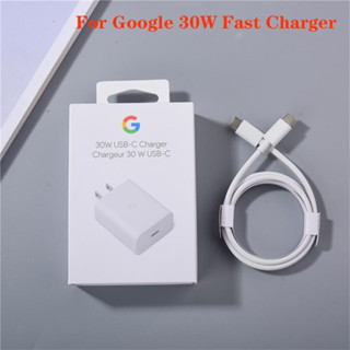 อะแดปเตอร์สายชาร์จ Usb Type C ปลั๊ก EU สําหรับ Google Pixel 7 6 Pro 30W Google Pixel 5 Pro 6A 4A 3 XL