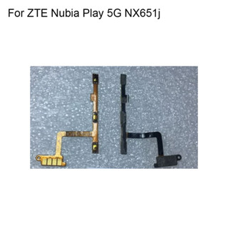 สายเคเบิลปุ่มปรับระดับเสียง เปิดปิด สีแดง สําหรับ ZTE Nubia Play 5G NX651j Magic 5G redMagic 6 Pro