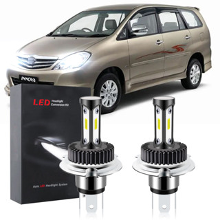 หลอดไฟหน้ารถยนต์ LED T12 6000K สีขาว แบบเปลี่ยน สําหรับ Toyota Innova 2009 2010 2011 (1 คู่)