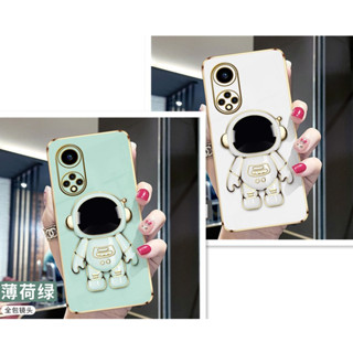 เคสโทรศัพท์มือถือ ลายการ์ตูนนักบินอวกาศ พร้อมขาตั้ง สําหรับ Huawei NOVA 6 4G 6 5G 7 7i 7pro 7se