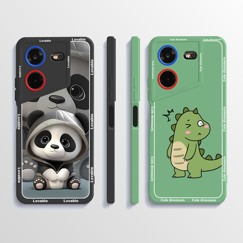 เคสซิลิโคนนิ่ม ลายไดโนเสาร์น่ารัก สําหรับ Tecno Pova 5 Tecno Pova5