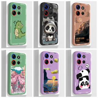 เคสโทรศัพท์มือถือ ซิลิโคนนิ่ม TPU ผิวด้าน ลายการ์ตูนไดโนเสาร์น่ารัก สําหรับ Infinix Smart 7 X6515 Smart7