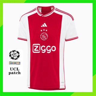 เสื้อกีฬาแขนสั้น ลายทีมชาติฟุตบอล Ajax 23/24 ชุดเหย้า สําหรับผู้ชาย S-XXL