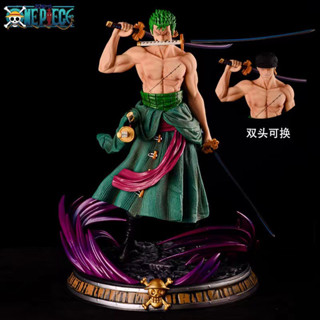 (วันพีช) ซีรีส์ Roronoa Zoro GK ฉากแอคชั่น โมเดลอนิเมะ แชสซี อุปกรณ์ต่อพ่วง ตกแต่งเดสก์ท็อป ของขวัญ (มาพร้อมกล่องของขวัญ)