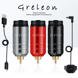 Greleon แบตเตอรี่สักไร้สาย 1600mAh อุปกรณ์เสริม สําหรับเครื่องสัก