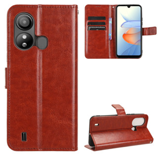 เคสโทรศัพท์มือถือหนัง ฝาพับ พร้อมช่องใส่บัตร สําหรับ ZTE Blade L220 ZTE BladeL220