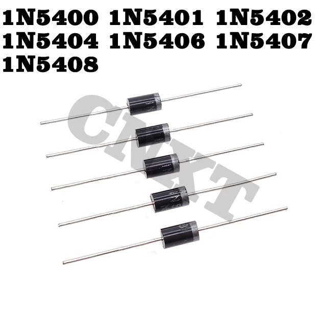 10~50 ชิ้น 1N5400 1N5401 1N5402 1N5404 1N5406 1N5407 1N5408 DO-201AD DO-27 IN5400 IN5401 IN5402 IN5404 IN5407 IN5407 IN5408 วงจรเรียงกระแสไดโอด