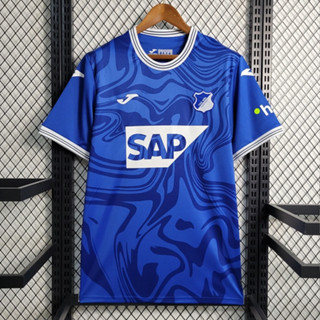 เสื้อกีฬาแขนสั้น ลายทีมชาติฟุตบอล Hoffenheim Jersey TSG 1899 ชุดเหย้า สําหรับผู้ชาย 2023-24