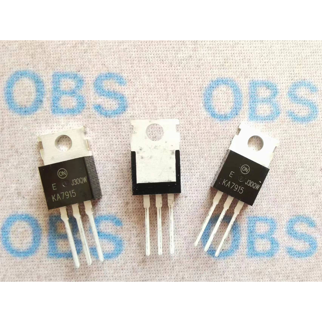 ((10 ชิ้น) KA7915TU KA7915 เครื่องปรับแรงดันไฟฟ้าสามปลาย TO-220 1.5A 15V