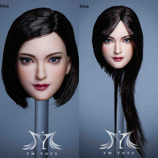 Ymtoys YMT057 โมเดลฟิกเกอร์ 1/6 Beauty Girl Lulu Head Sculpt สําหรับฟิกเกอร์ 12 นิ้ว PH TBL Suntan