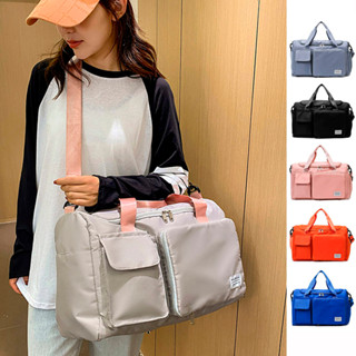 กระเป๋ายิม Duffle พร้อมช่องใส่รองเท้า สําหรับเดินทาง ออกกําลังกาย เล่นกีฬา