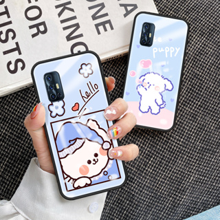 เคสโทรศัพท์มือถือกระจกนิรภัย TPU แบบนิ่ม ขอบแข็ง กันกระแทก สําหรับ VIVO V17 V19 Neo เคส