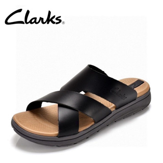 Clarks รองเท้าแตะลําลอง กันลื่น เหมาะกับเดินชายหาดกลางแจ้ง สําหรับผู้ชาย